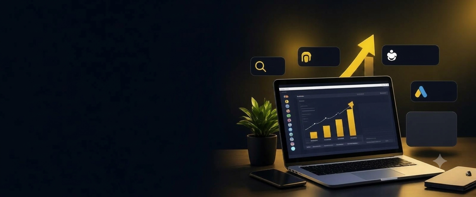Digital marketing growth dashboard